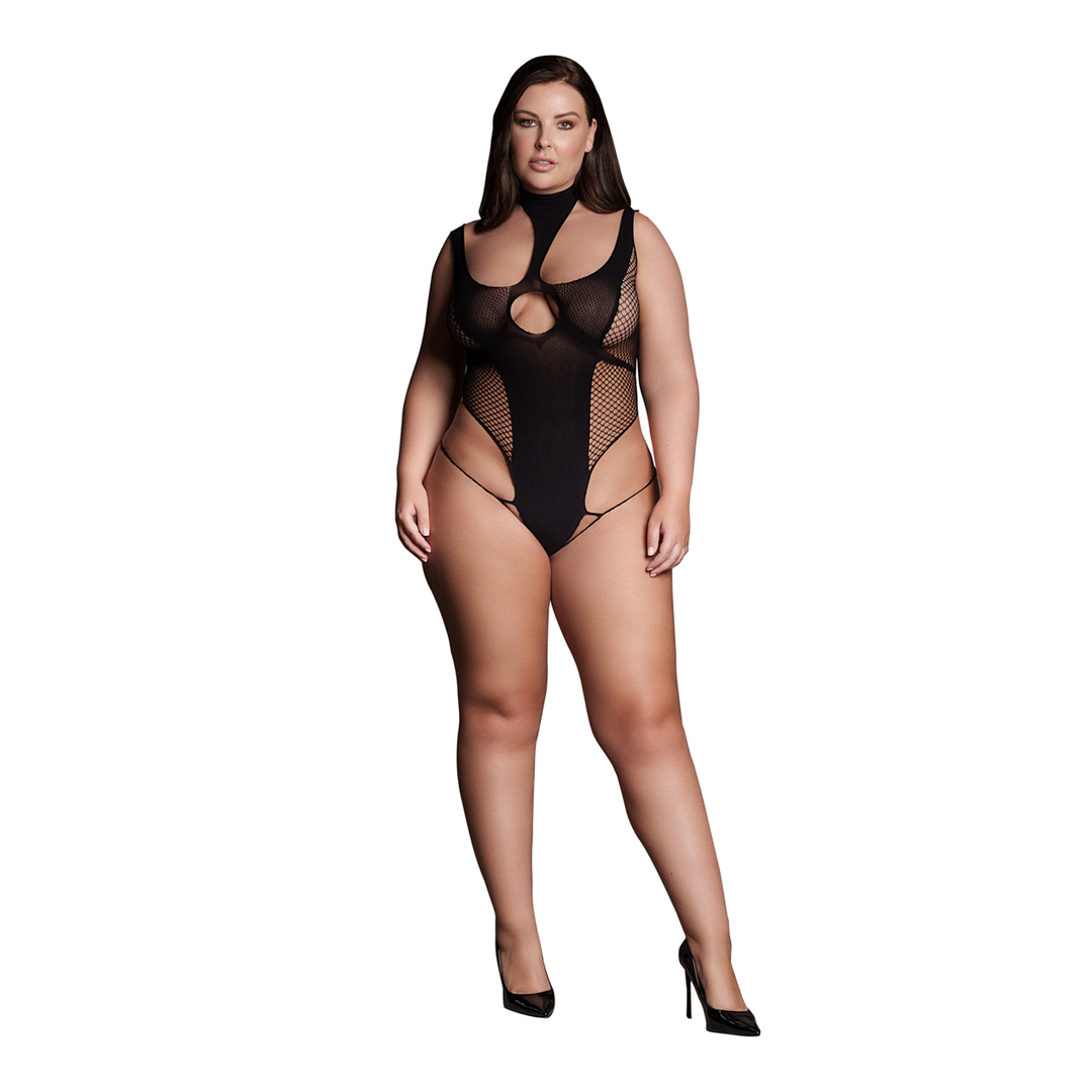 Cyllene XLVIII - Body with Turtleneck - Queen Size - Black