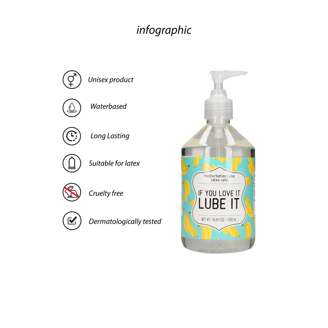 If You Love It. Lube It - Masturbation Lubricant - 17 fl oz / 500 ml 2