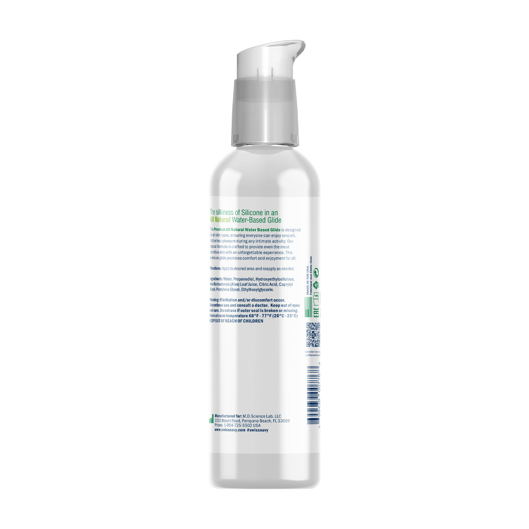 Natural - Premium All Natural Waterbased Lubricant - 4 fl oz / 118 ml 2