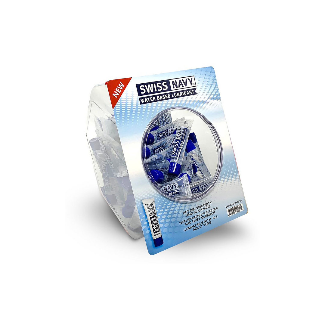 Waterbased Lubricant - 0.3 fl oz / 10 ml - Fishbowl 50 Pieces