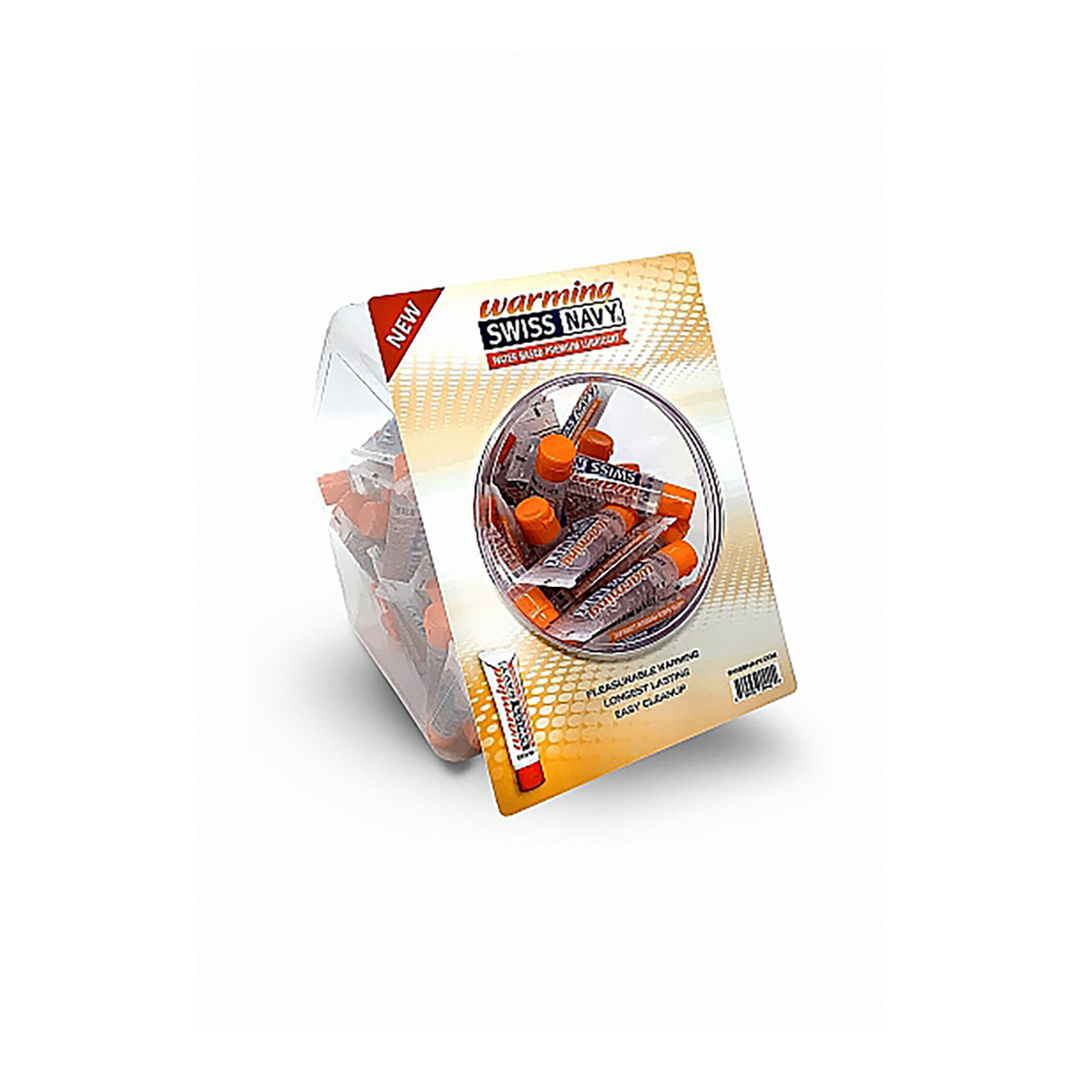 Premium - Waterbased Heating Lubricant - Fishbowl - 50 Pieces