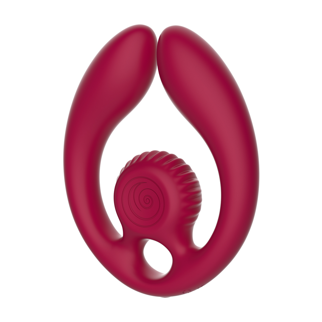 GIZI Duo - Dual Couples Stimulator - Burgundy 4