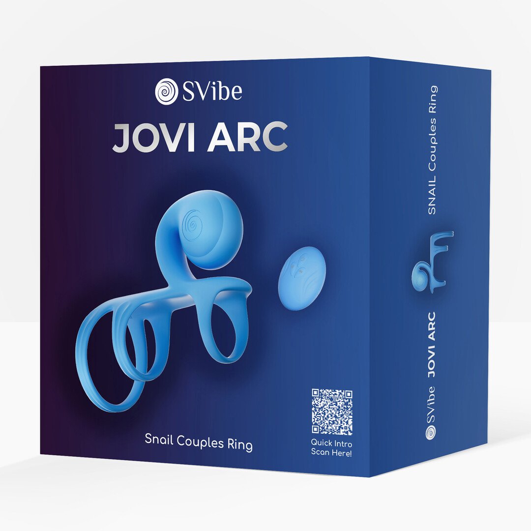 JOVI ARC - Snail Couples Ring - Blue Haze 2