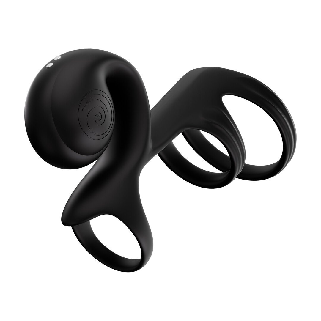 JOVI ARC - Snail Couples Ring - Noir Haze 5