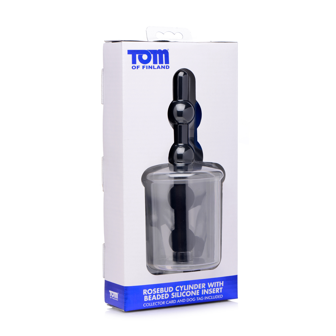 Rosebud Cylinder with Silicone Anal Beads 2
