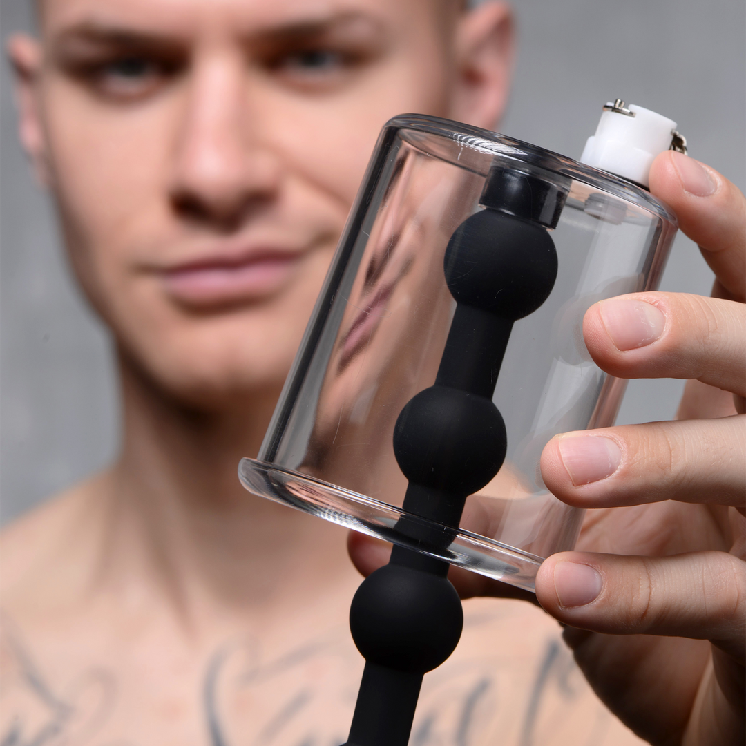 Rosebud Cylinder with Silicone Anal Beads 6