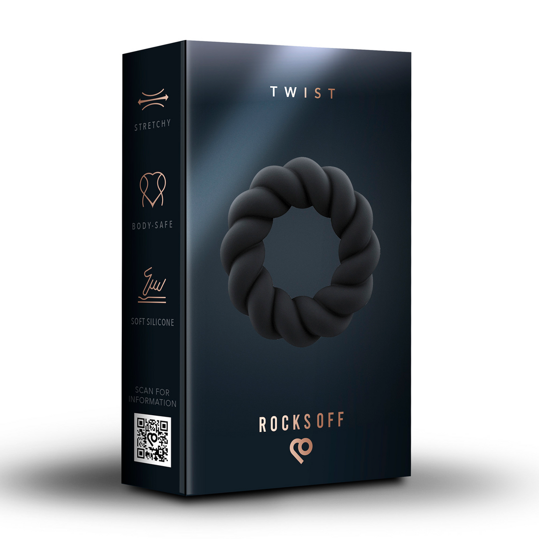 Twist - Non-Vibrating Cockring - Black 2