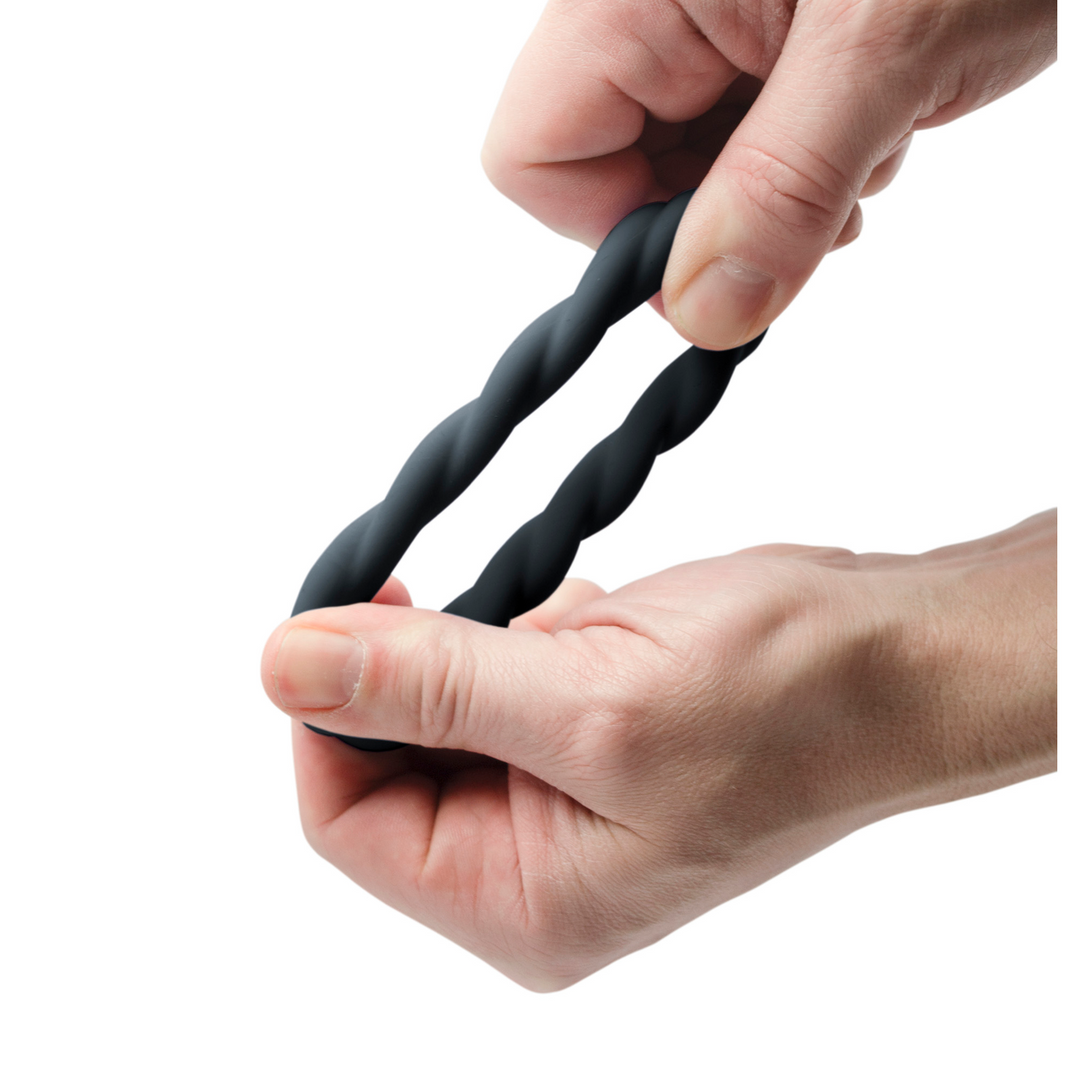 Twist - Non-Vibrating Cockring - Black 6