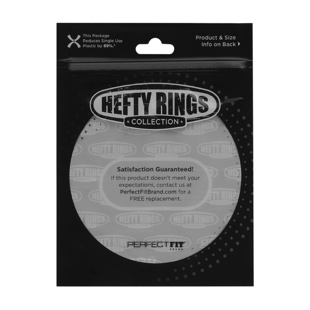 Silicone Hefty Ring Classic - Cockring - 1.75 / 4,4 cm - Black 2