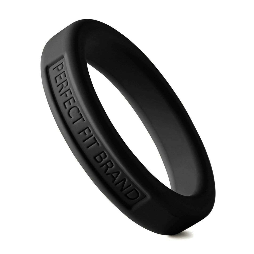 Silicone Hefty Ring Classic - Cockring - 1.75 / 4,4 cm - Black 3
