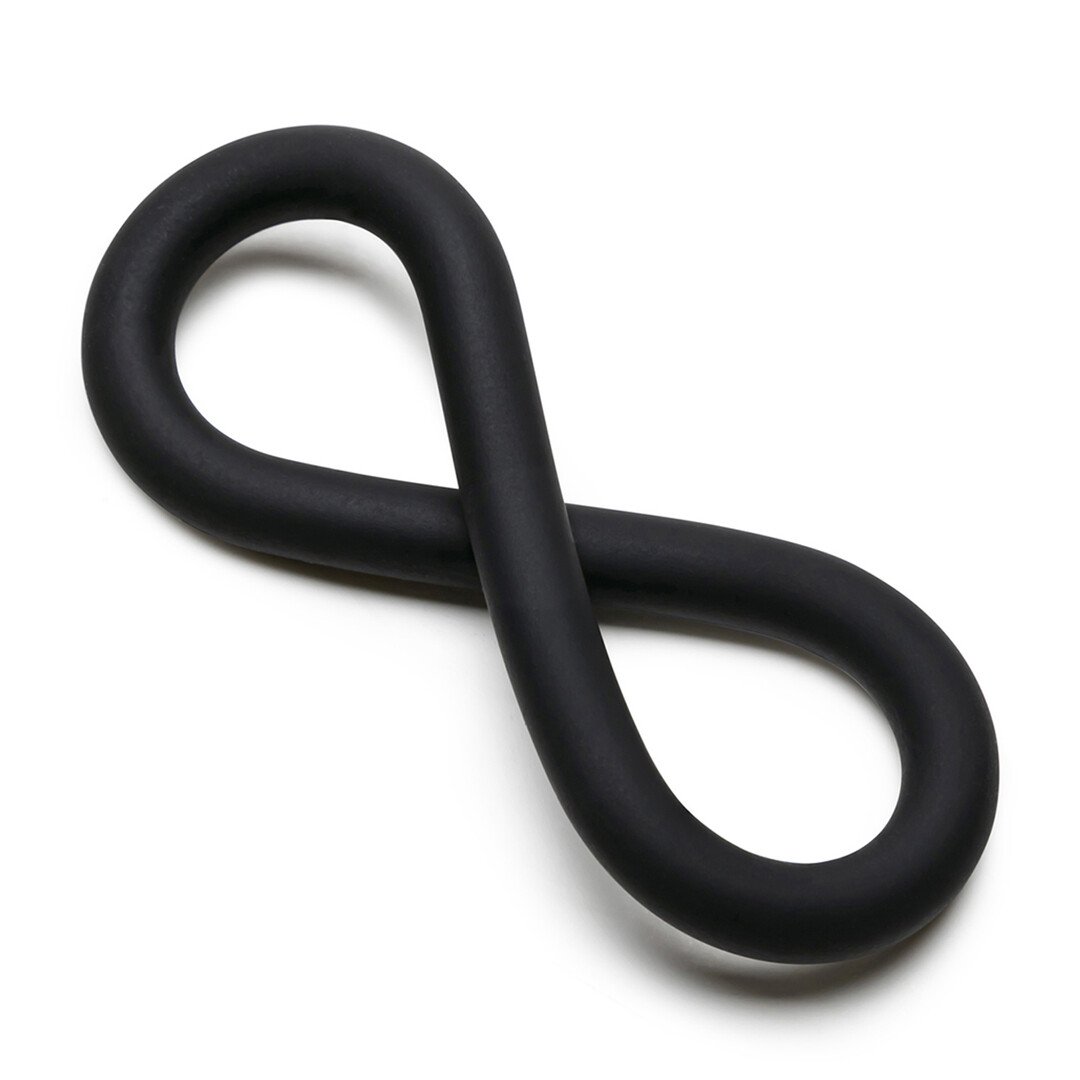 Silicone Hefty Wrap Ring - Cockring - 9 / 22,9 cm - Black