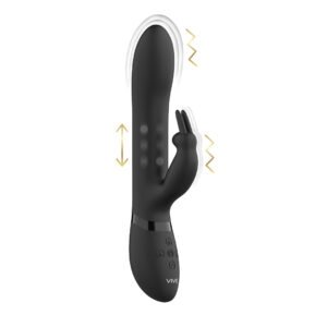 Amoris - Stimulating Beads Rabbit - Black