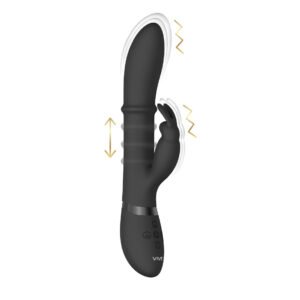 Halo - Ring Rabbit Vibrator - Black