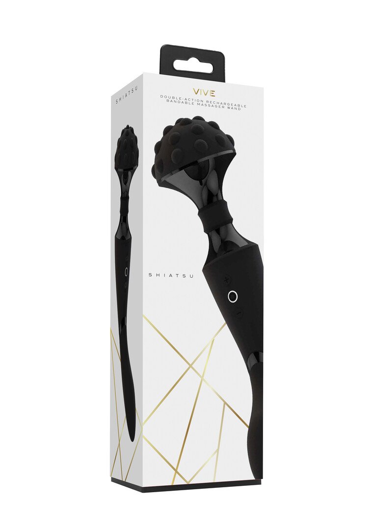 Shiatsu - Bendable Massager Wand - Black 2