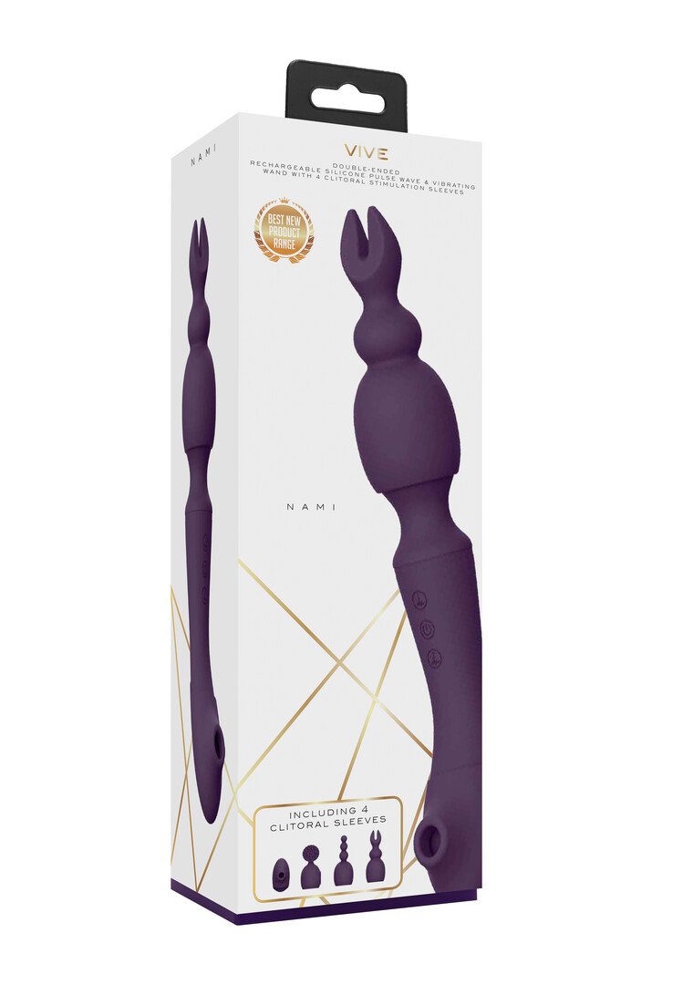 Nami - Pulse Wave Vibrating Wand - Purple 2