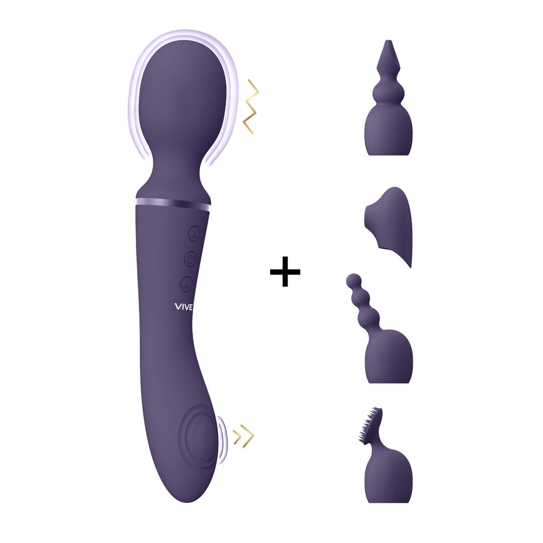 Nami - Pulse Wave  Vibrating Wand - Purple