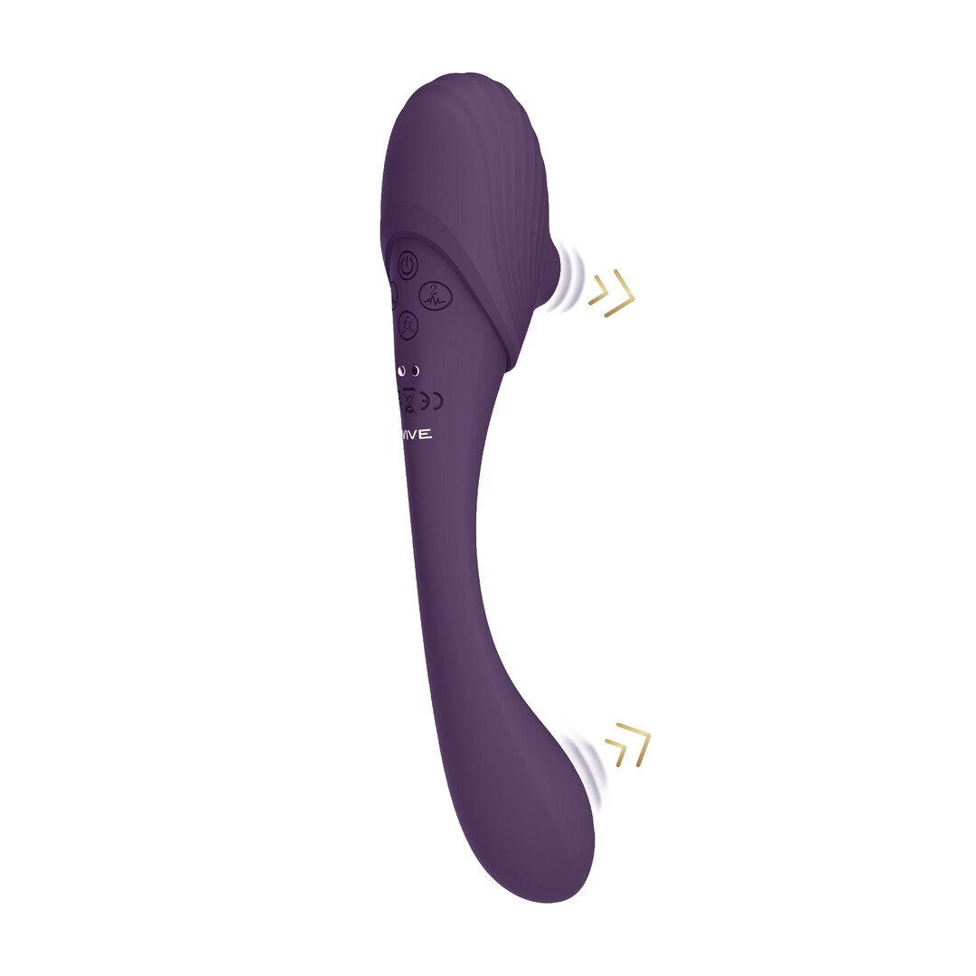 Mirai - Double Ended Pulse Wave  Air Wave Bendable Vibrator