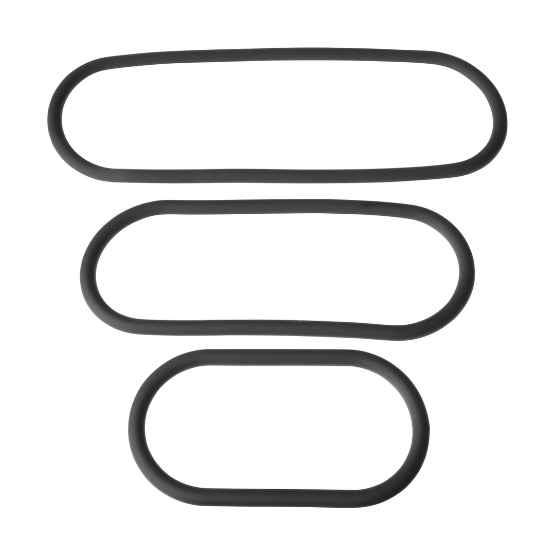 Slim Wrap Ring - Cockring 2-Pack - Black 3