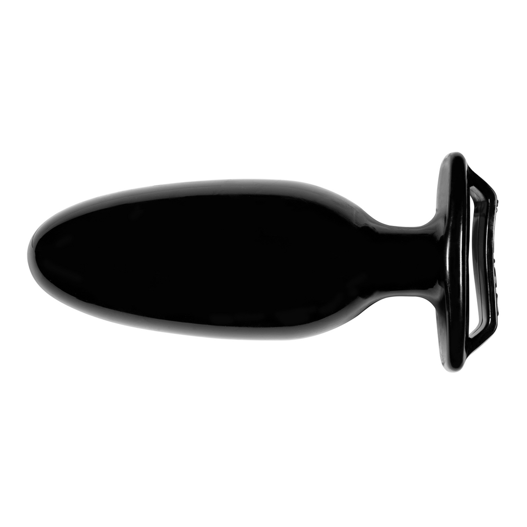 Finger Grip Plug #4 - Butt Plug with Finger Grip - Black