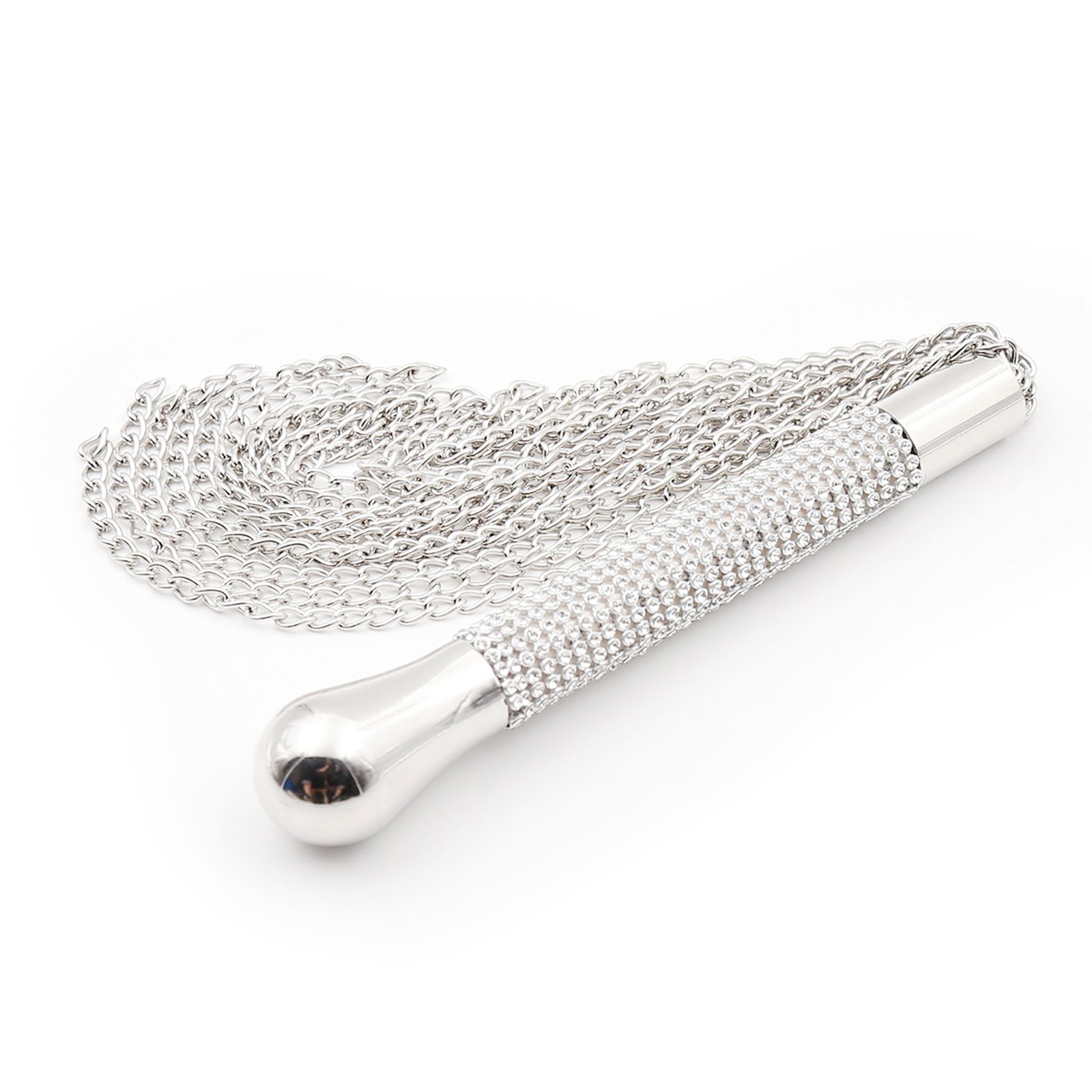 Whip diamonds 44cm silver 2